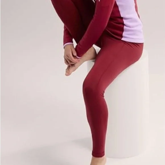 Arc’teryx heavyweight rho leggings women bordeaux - Picture 5 of 9